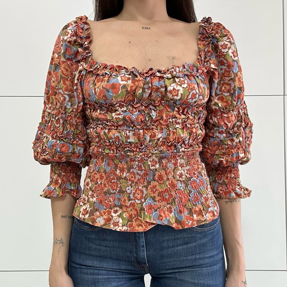 House of Harlow Floral Top